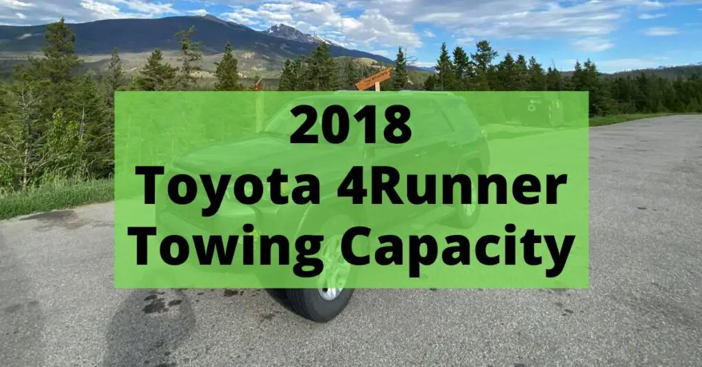 2018 toyota 4runner towing capacity featured image